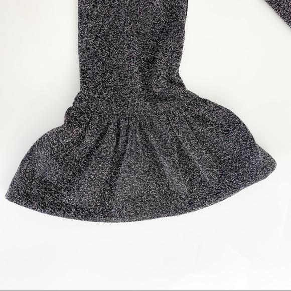 J. Crew Ruffle Sleeve Sparkle Top - Picture 6 of 8